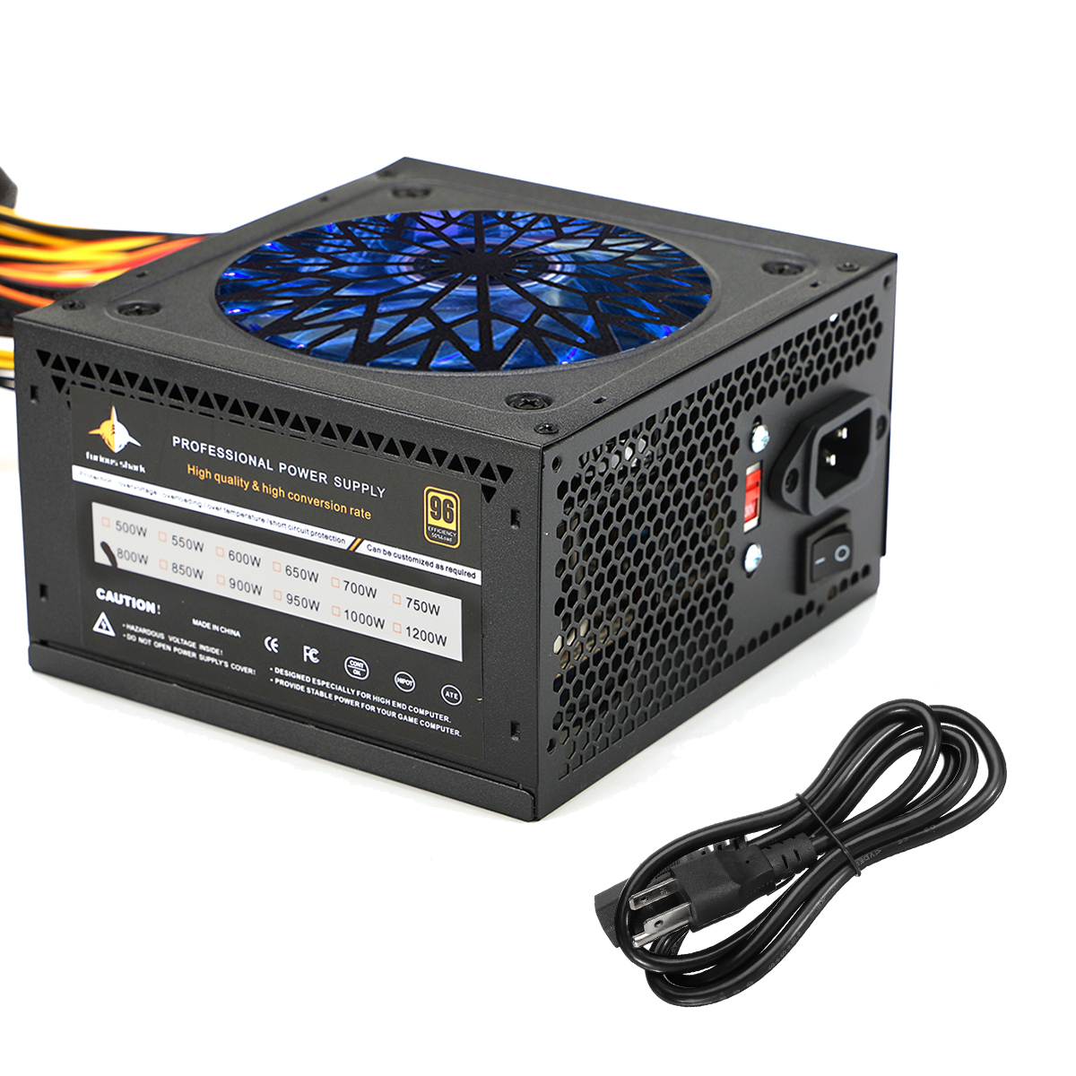 Find 800W 110/220V PC Power Supply Passive PFC Power Supply 120MM RGB fan PC Computer Gaming Power Supply EMI Temperature Control for Sale on Gipsybee.com with cryptocurrencies