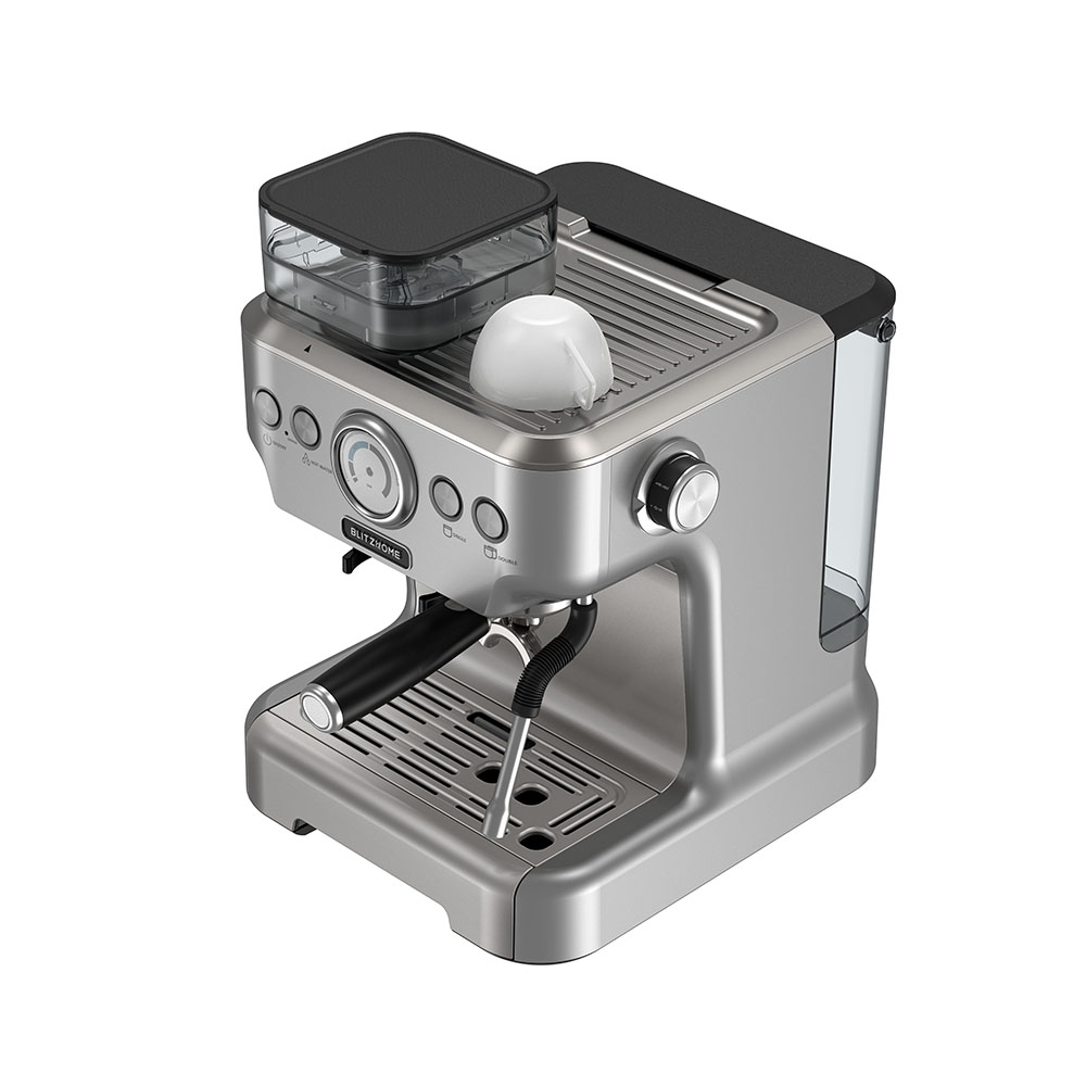 BlitzHome® BH-CMM5 1620W 20Bar Professional Espresso Machine Coffee Maker PID Smart Temperature Control Conical Burr Grinder 2