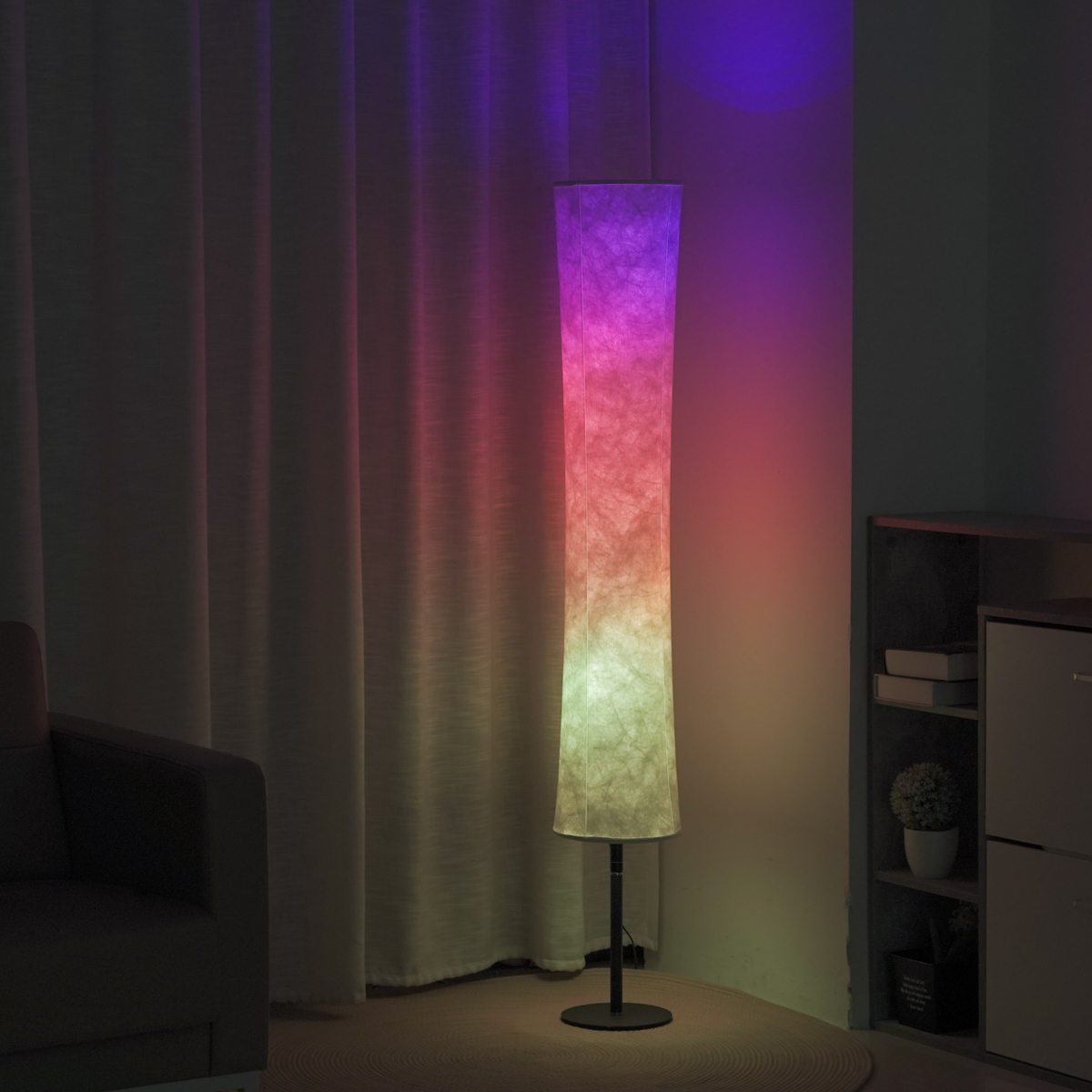 Find 57 Smart LED Floor Lamp RGB Music Fabric Standing Dimmable Light APP Remote for Sale on Gipsybee.com with cryptocurrencies