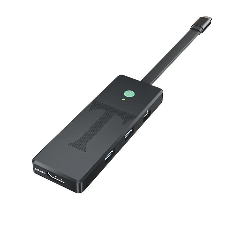 Find Trigkey T1 100W 4K Built in SSD Card Docking Station Type C Hub with USB3 0 2/ Type C Male Connector l/ Type C Input Charging Port l/ HDMI 1 for Sale on Gipsybee.com