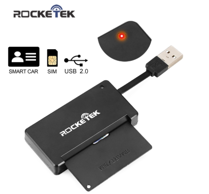 Find ã€ Flat Versionã€‘Rocketek USB 2 0 Smart Card Reader Memory for CAC ID Bank EMV Electronic DNIE Dni SIM Cloner Connector Adapter PC Computer SCR3 for Sale on Gipsybee.com with cryptocurrencies