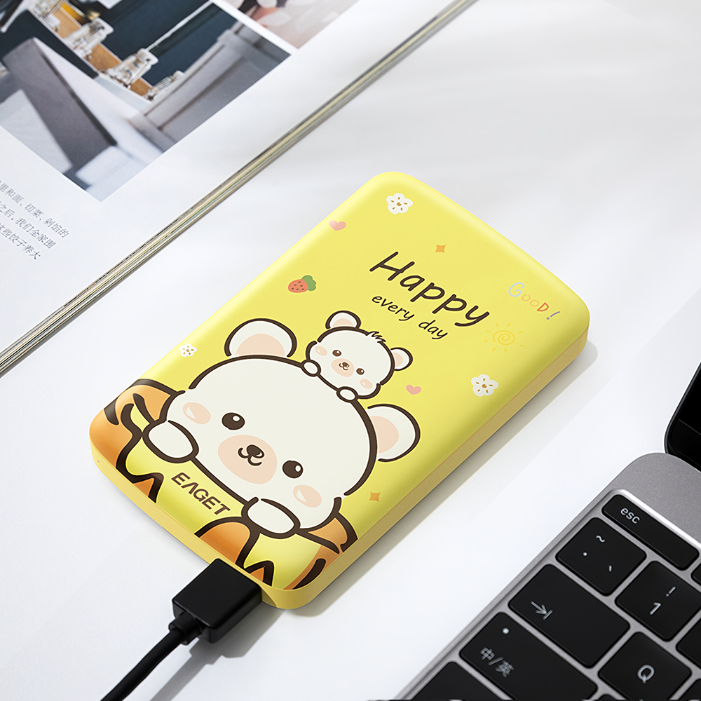 Find Eaget G66 2 5inch Micro USB Mobile Hard Drive 500G Cartoon Illustration SSD USB3 0 5Gbps Portable Hard Disk for Sale on Gipsybee.com with cryptocurrencies