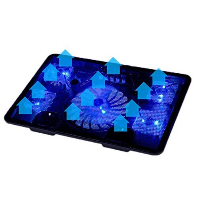 Find Neo star Genuine 5 Fan 2 USB LED Cooling Pad for Laptop for Sale on Gipsybee.com with cryptocurrencies