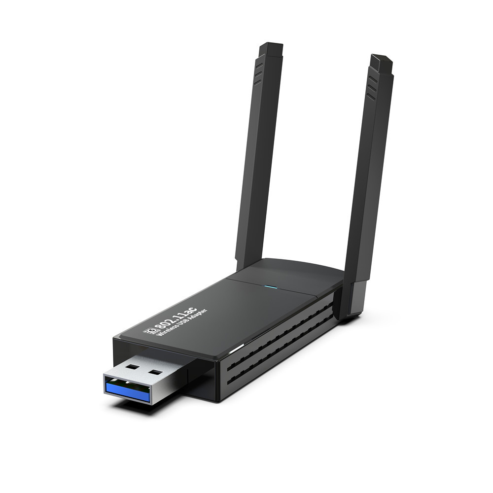 Find 1300M Dual Band Gigabit 5G USB Wireless Network Card Computer Drive-free Wifi Receiver for Sale on Gipsybee.com with cryptocurrencies