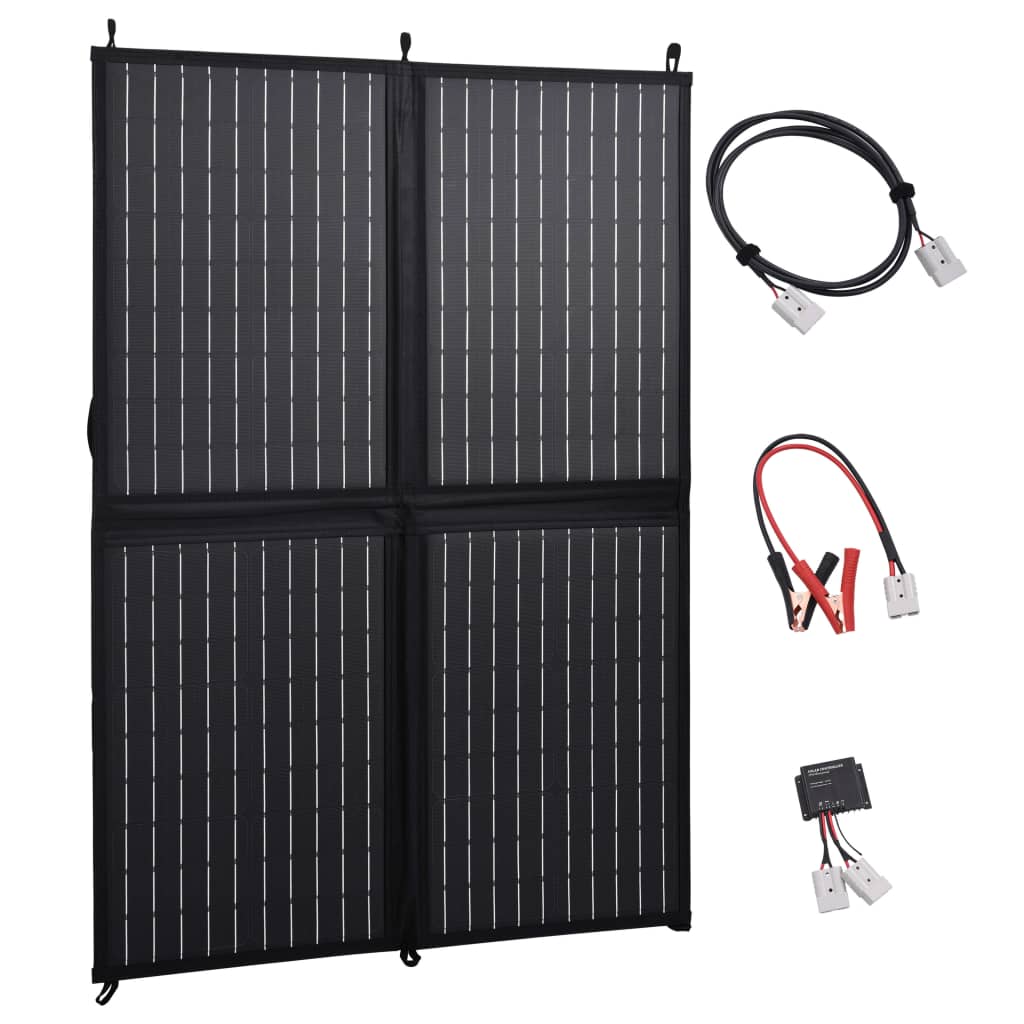 Find EU Direct 100W Foldable Solar Panel 12V Monocrystalline Solar Charger Panel With PWM Controller Battery Charging for Sale on Gipsybee.com with cryptocurrencies