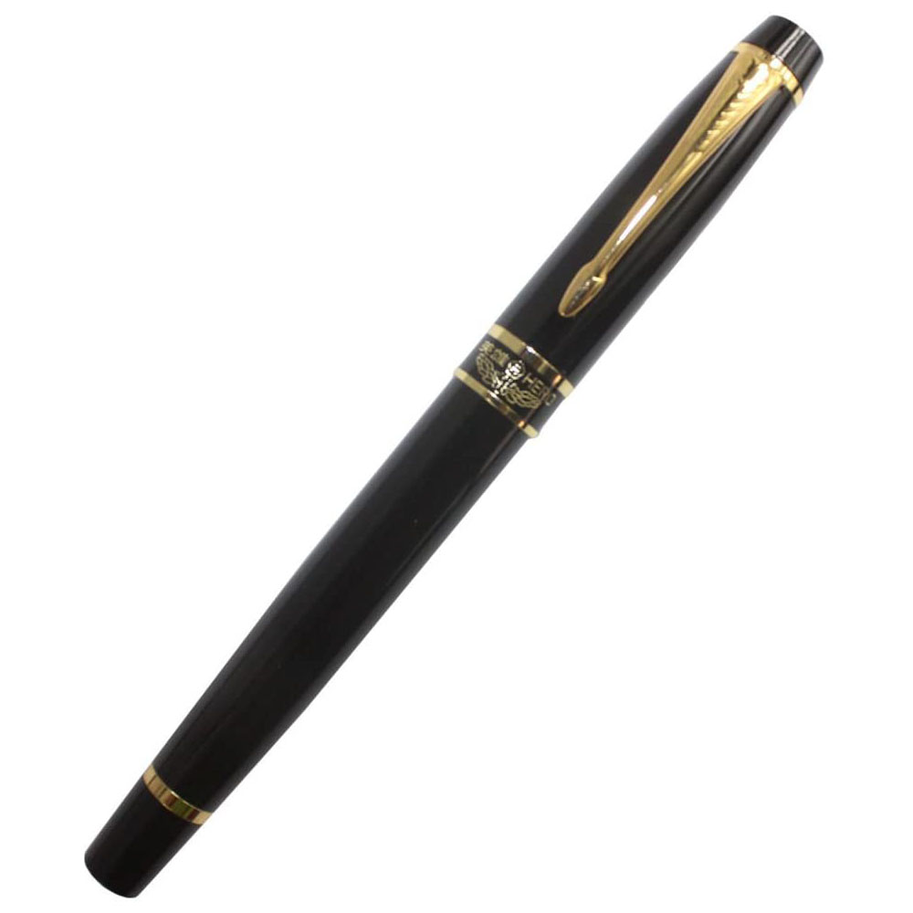 Hero 7032 Fountain Pen 0.5mm Nib Gold Metal Office School Signing Pen Writing Supplies—2