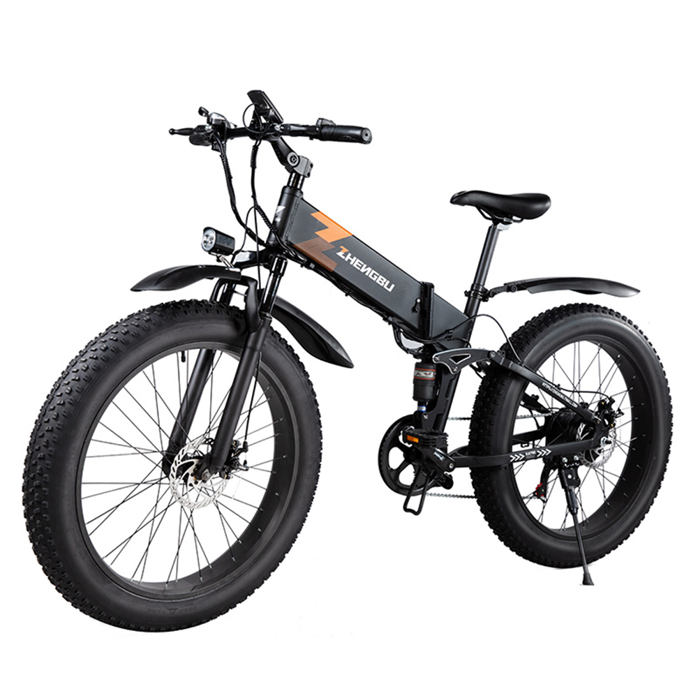 Find USA DIRECT ZHENGBU HIF 400W 48V 10 4Ah 26 4 0 Inch Fat Tire Electric Bicycle 60 65km Mileage Range 120kg Max Load Electric Bike for Sale on Gipsybee.com with cryptocurrencies