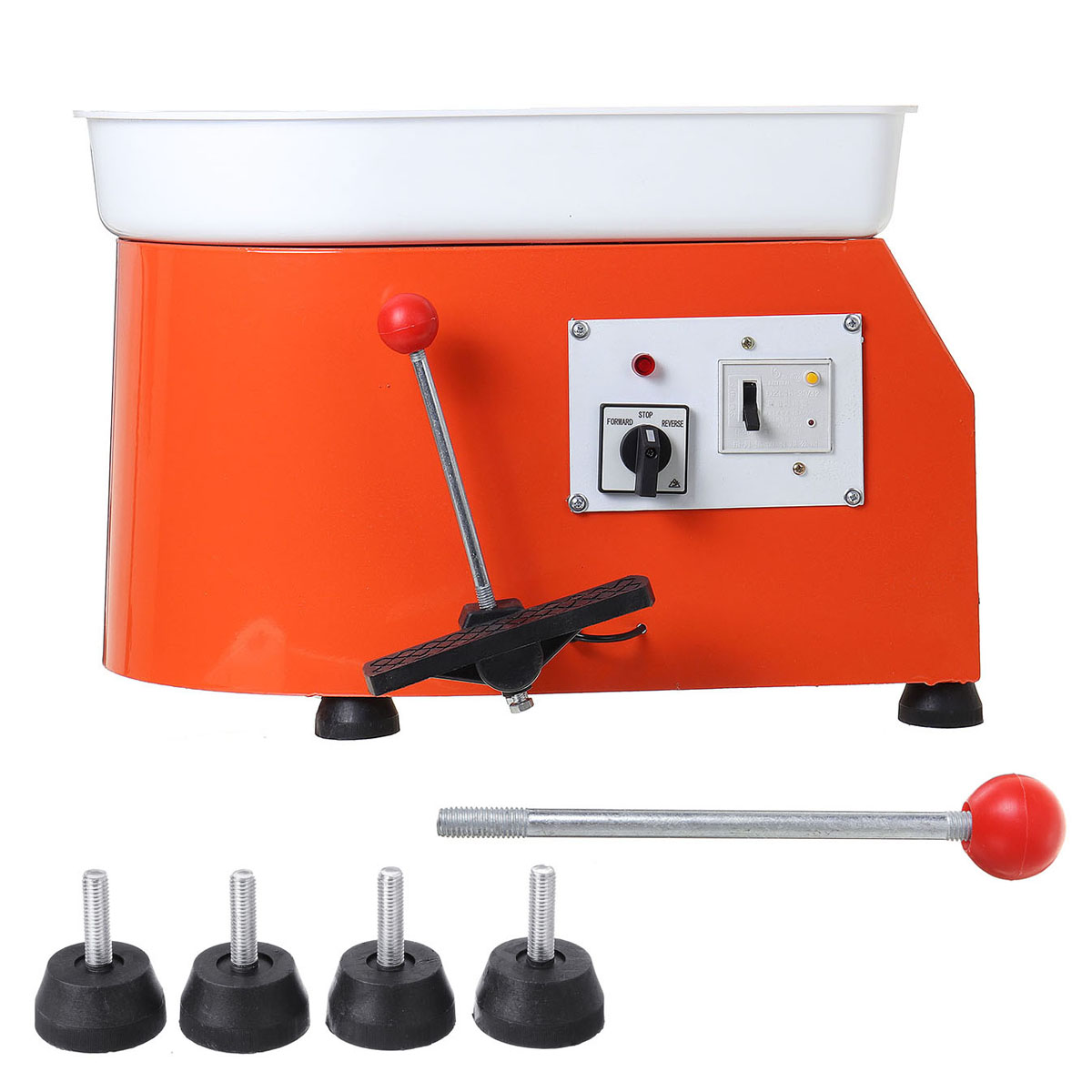 Find 600W 25CM Electric Pottery Wheel Machine Ceramic Work Clay Art Craft Teaching Machine for Sale on Gipsybee.com with cryptocurrencies