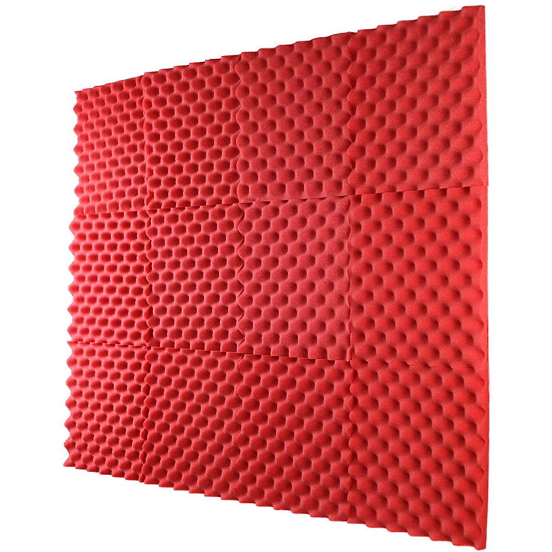 Find 12pcs Studio Acoustic Foam Sound Absorbtion Proofing Panels Tiles Wedge 30X30CM for Sale on Gipsybee.com with cryptocurrencies