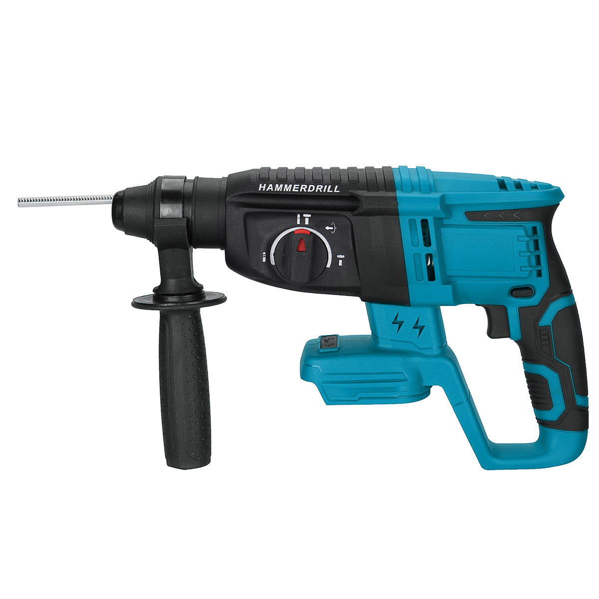 Find Drillpro 4800bpm Electric Rotary Hammer Drill W/ Rotation Handle Punch Chisel Power Tool For Makita 18V Battery for Sale on Gipsybee.com with cryptocurrencies