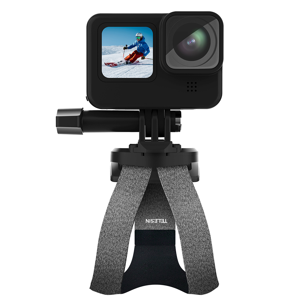 TELESIN 360 Degree Panoramic Black Camera Mount Wrist Hand Strap for Gopro Hero 8 7 6 3 4 Xiaomi SJCAM EKEN DJI Action2 Camera 1
