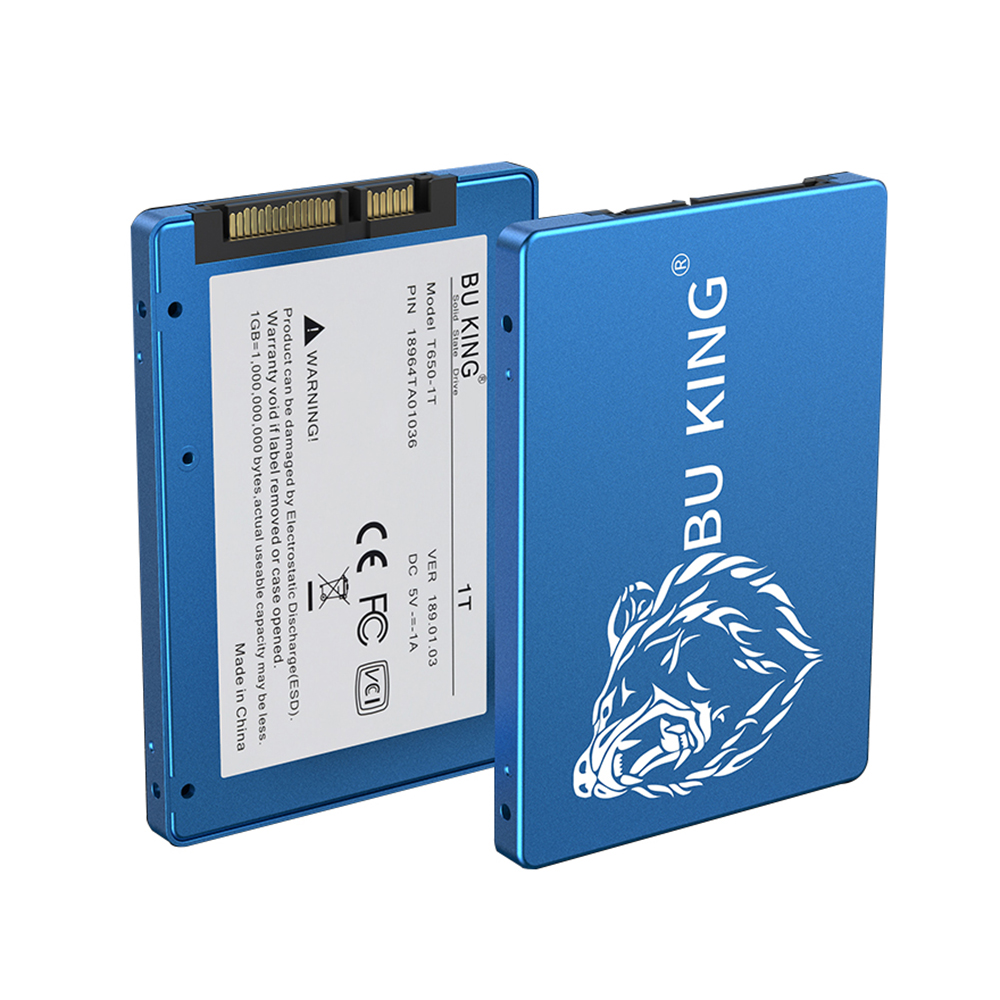Find BU KING Bear Head 2 5 inch SATA III SSD TLC NAND Flash Solid State Drive Hard Disk for Laptop Desktop Computer T650 for Sale on Gipsybee.com with cryptocurrencies