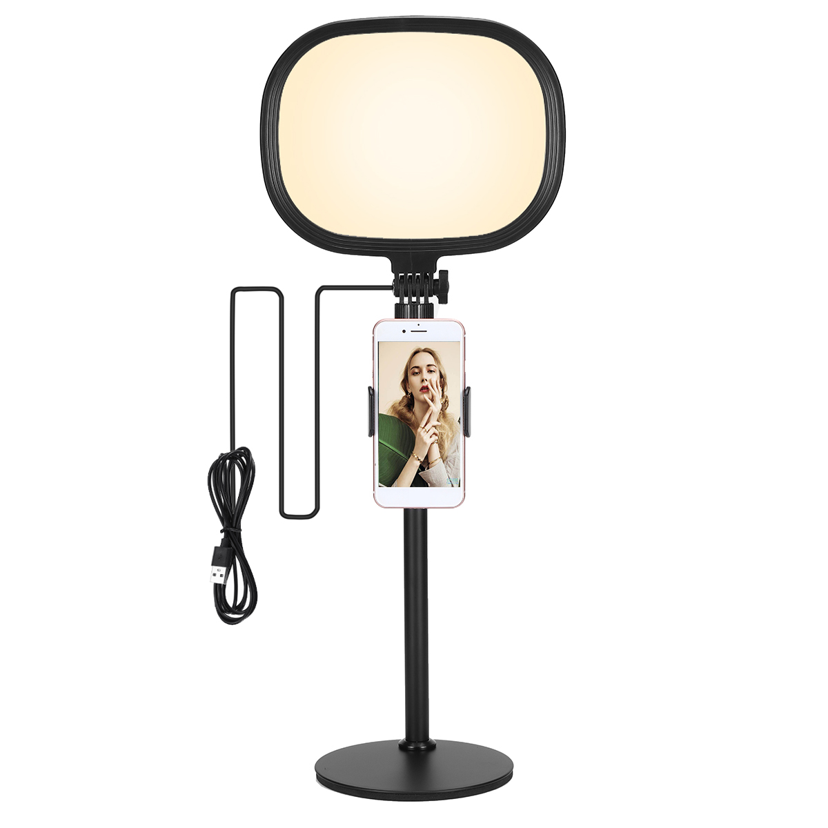 Find 3200k 5600k LED Ring Light Flat Fill Lamp with Stand for YouTube Tiktok Video Live Broadcast Video Recording for Sale on Gipsybee.com with cryptocurrencies