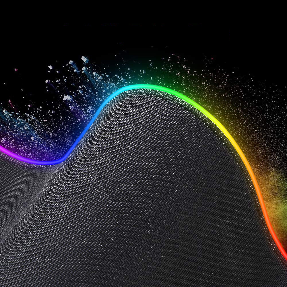 Find ARCHEER Large RGB Mousepad 900x400x4mm Large Mouse Pad Black Keyboard Mat for Home Office for Sale on Gipsybee.com with cryptocurrencies