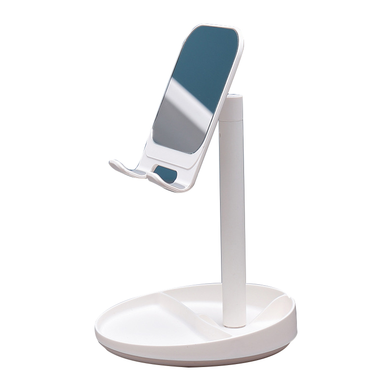 Find Adjustable Tablet Stand Telescopic Phone Holder Aluminum Alloy Bracket Holdr Universal with Mirror for Sale on Gipsybee.com with cryptocurrencies