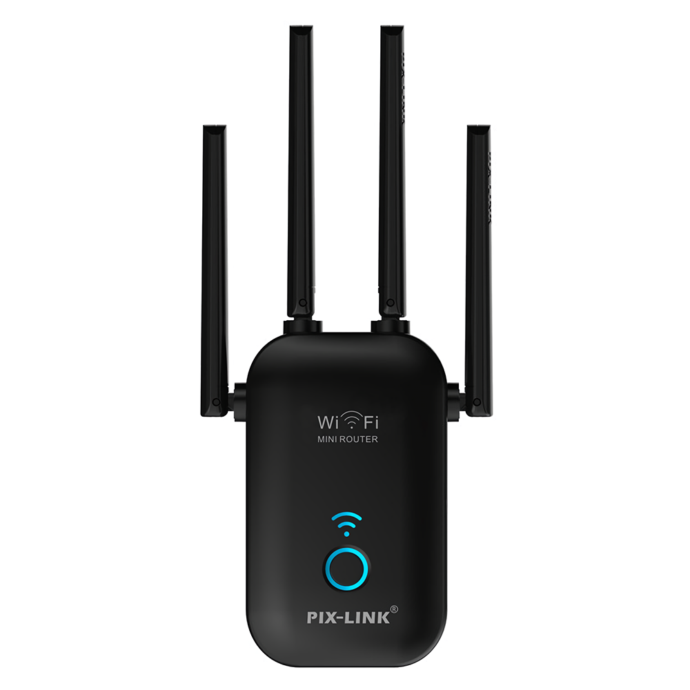 Find PIXLINK 1200M Dual Band Wireless Repeater Signal Amplifier High Power AP Routing MU MIMO WiFi Range Extender for Sale on Gipsybee.com with cryptocurrencies