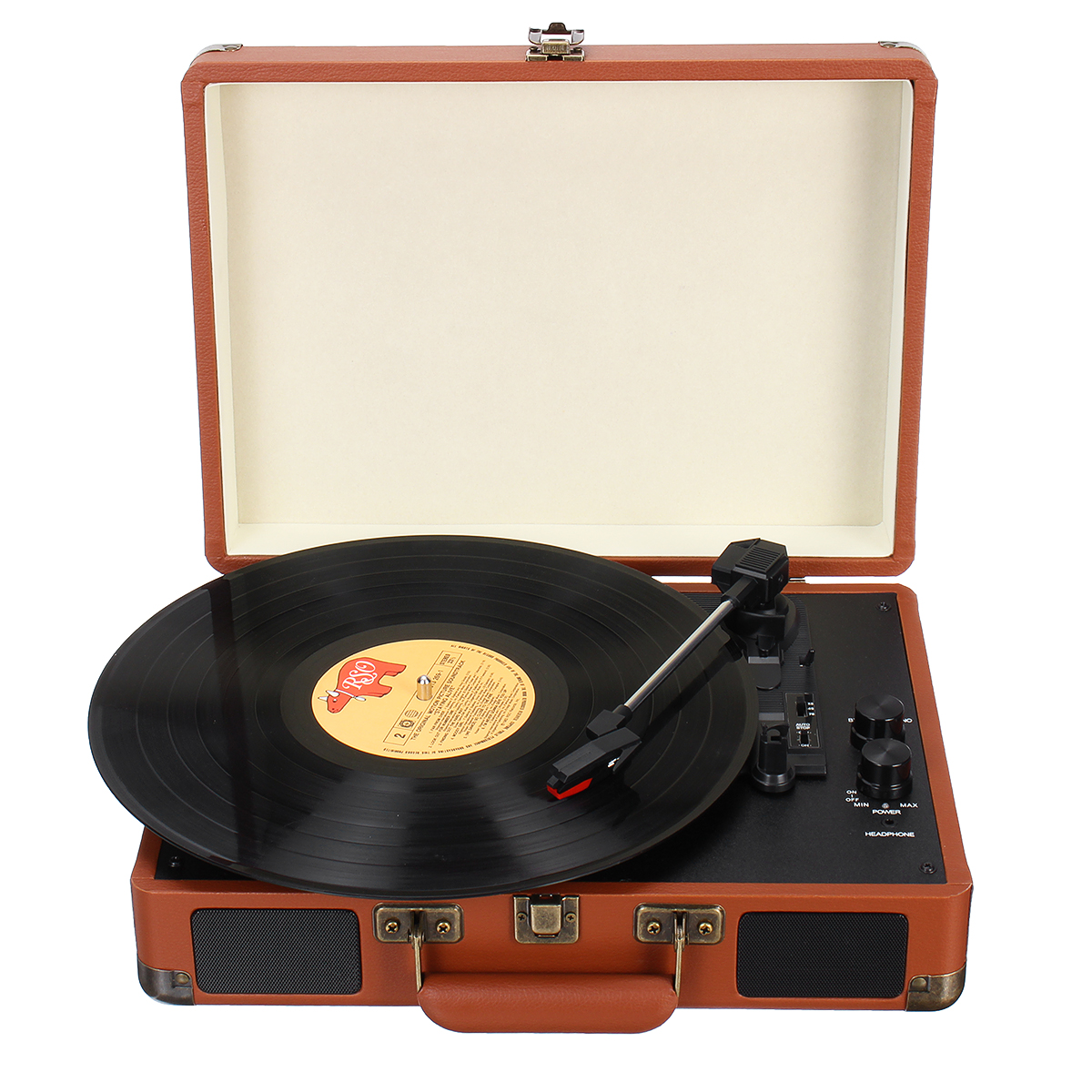 Find Vinyl Turntable Record Player LP Disc 33/45/78 RPM bluetooth Portable Leather Gramophone Phonograph Speaker 3 5mm Antique Retro for Sale on Gipsybee.com with cryptocurrencies