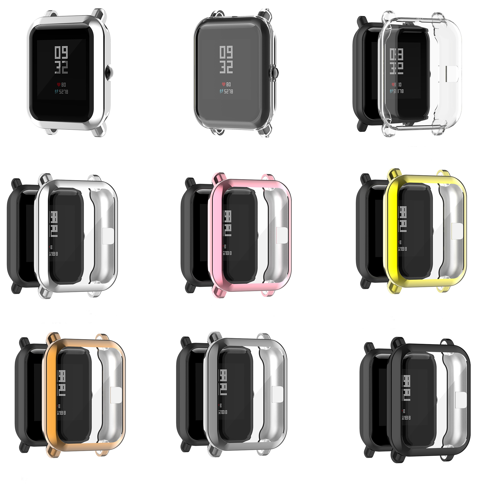 Find Bakeey TPU All inclusive Watch Case Cover Watch Shell Protector For Amazfit Bip U/GTS 2 for Sale on Gipsybee.com with cryptocurrencies