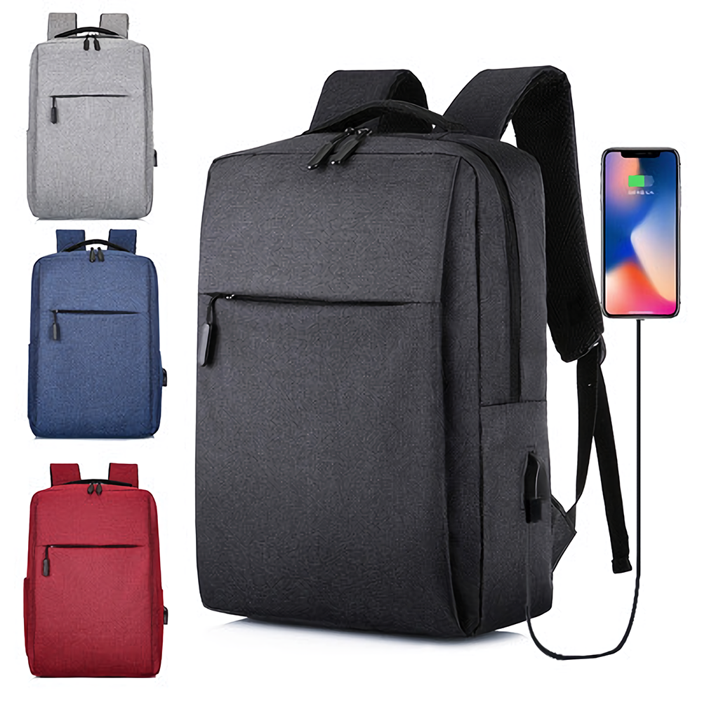 Find Business Backpack Laptop Bag Classic Backpacks 17L with USB Charging Students Men Women Schoolbags For 15-inch Laptop for Sale on Gipsybee.com with cryptocurrencies