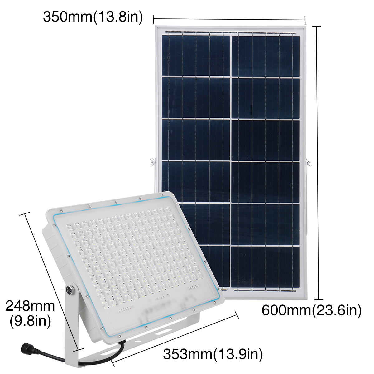 Find 300W 300LED 5000LM Solar Powered Flood Light Remote Control Light Sensor Timing Outdoor Waterproof IP65 for Sale on Gipsybee.com with cryptocurrencies