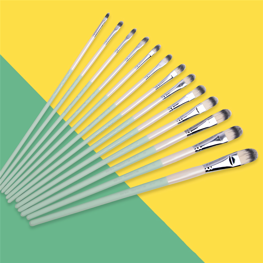 Find 6/12PCS Watercolor Gouache Paint Brushes Set Different Shape Round Pointed Tip Nylon Hair Painting Brush Set Stationery Painting Art Supplies for Sale on Gipsybee.com with cryptocurrencies