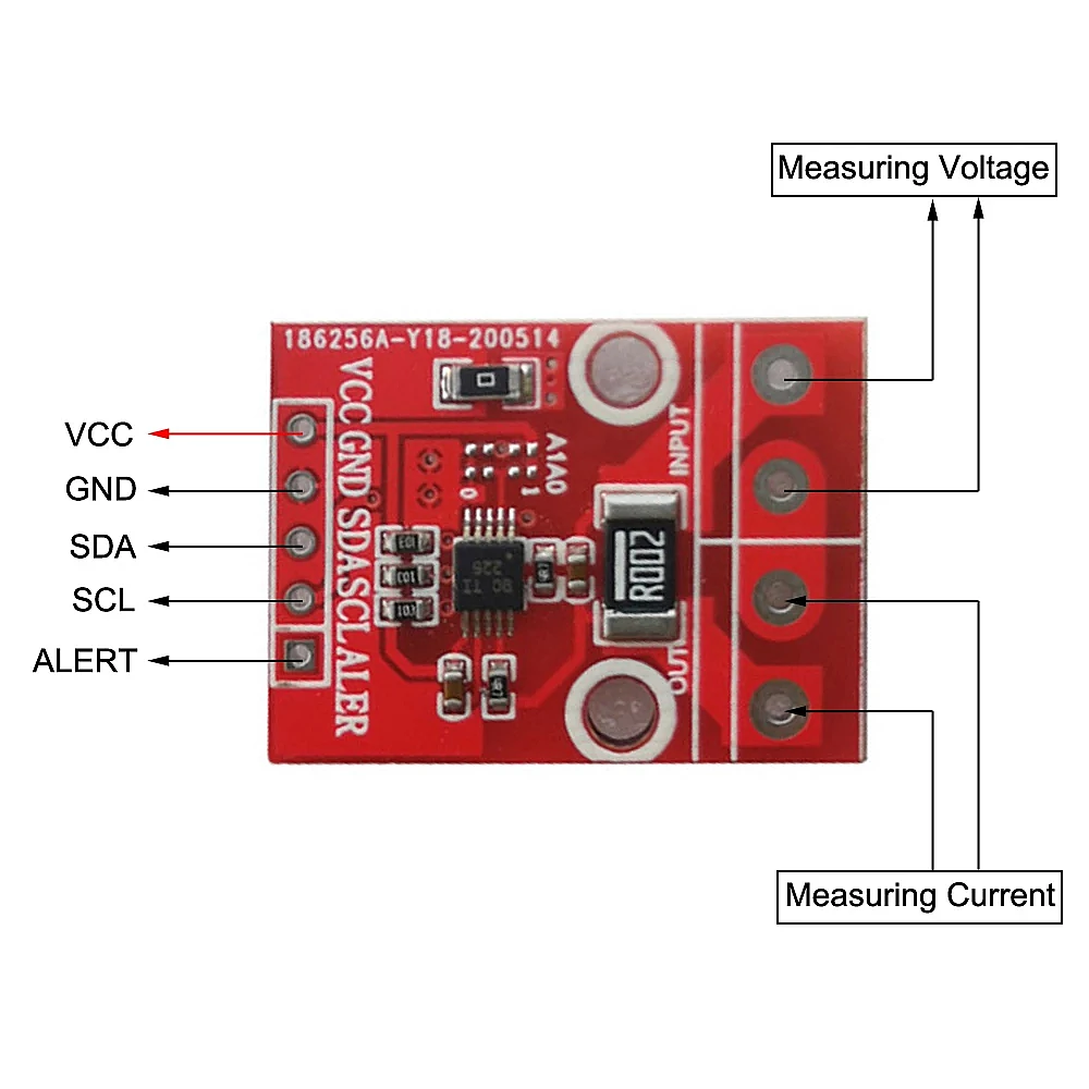 Find INA226 Voltage Current Power Monitor Sensor Module I2C IIC Interface 20A 20A 0 36V Testing Range 16 Bit Resolution for Sale on Gipsybee.com