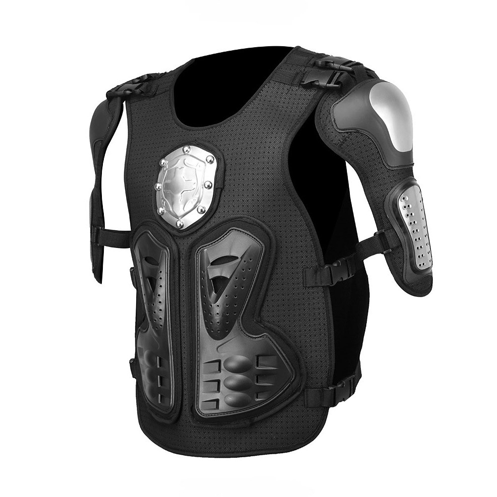 24SHOPZ Motocross Racing Motorcycle Body Protective Armor Chest Protector Back Armor Metal Gear