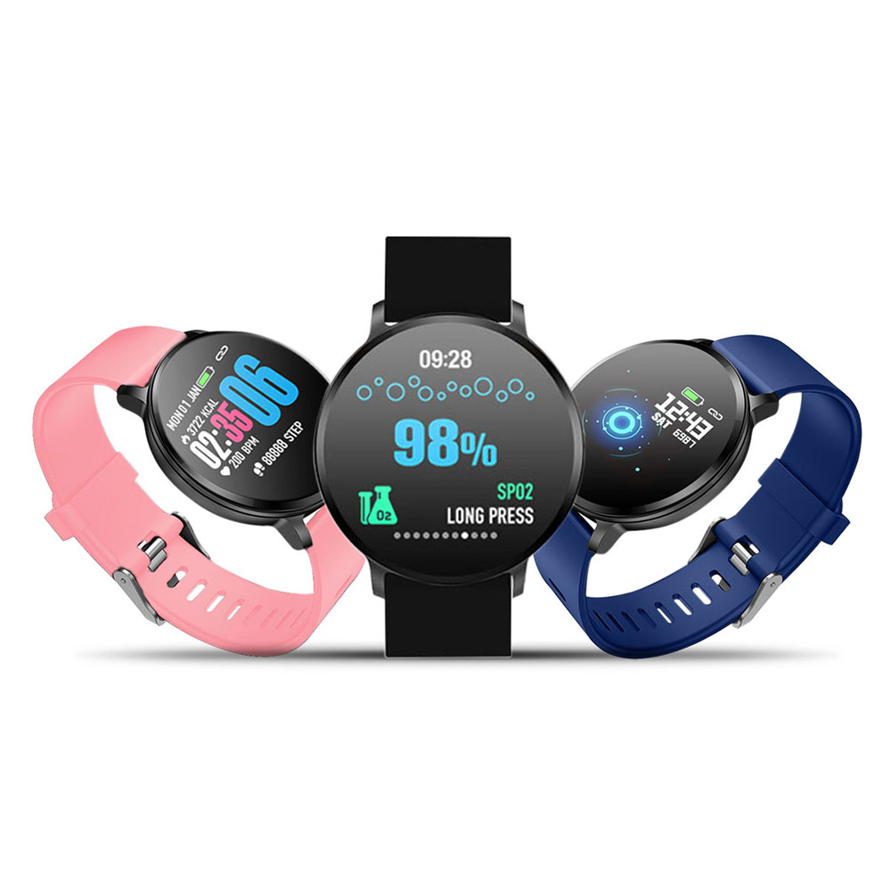 Find T8 1.3 inch Full Touch Screen Heart Rate Blood Pressure Oxygen Monitor Temperature Measurement Smart Watch for Sale on Gipsybee.com with cryptocurrencies
