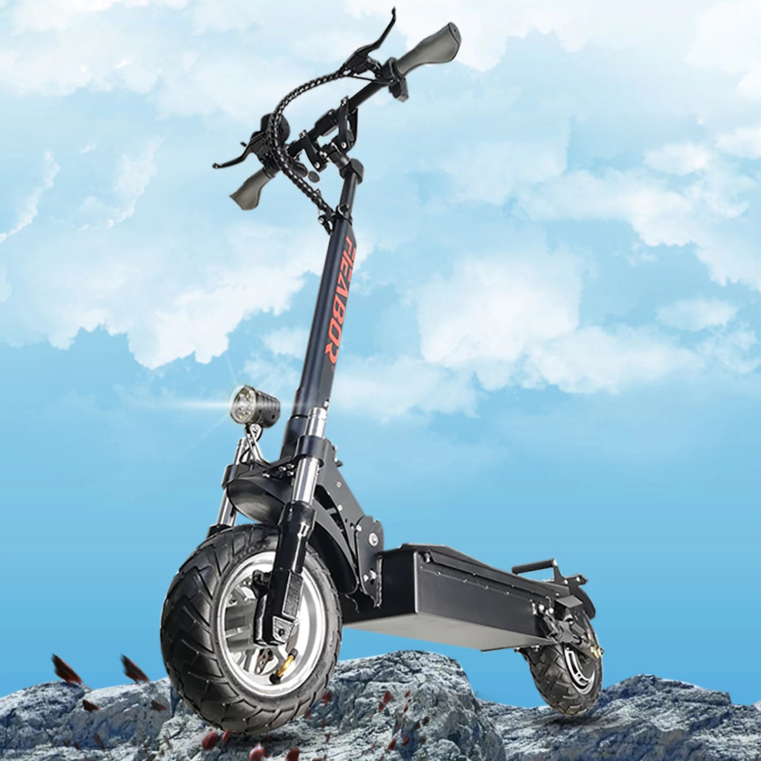 Find US DIRECT FIEABOR Q08P Oil Brake 2400W 60V 27Ah Dual Motor 10 5 Inch Electric Scooter 200Kg Max Load 60 80Km Range for Sale on Gipsybee.com with cryptocurrencies