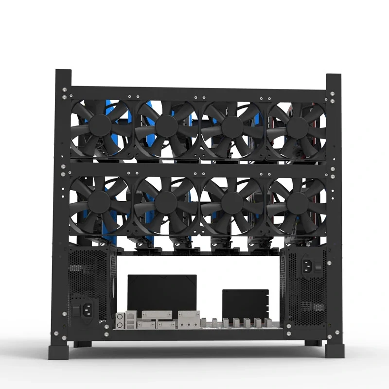Find Open Air Miner Frame Mining Rig 12 GPU Case ETH/ETC/ZEC Ethereum Accessories Tools For Crypto Coin Bitcoin Rack for Sale on Gipsybee.com