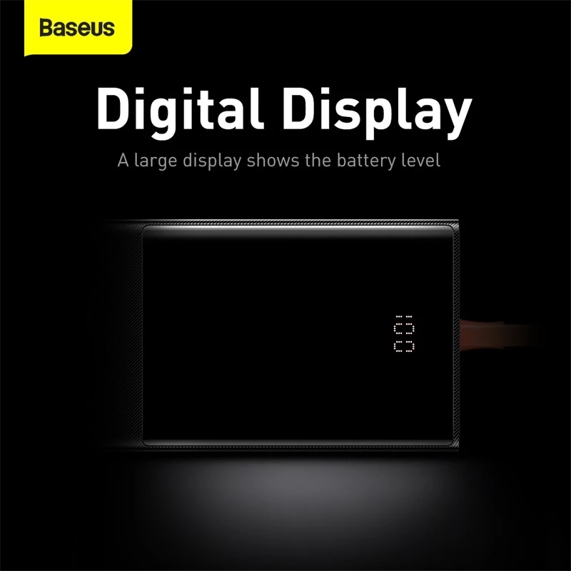 Find Baseus 65W 20000mAh 74Wh Power Bank Digital Display External Battery With 65W Type C Two Way Cable 65W USB C PD 30W SCP USB A 2 Fast Charging For iPhone 13 Mini 13 Pro Max For Samsung Galaxy S22 MacBook Air M1 for Sale on Gipsybee.com with cryptocurrencies