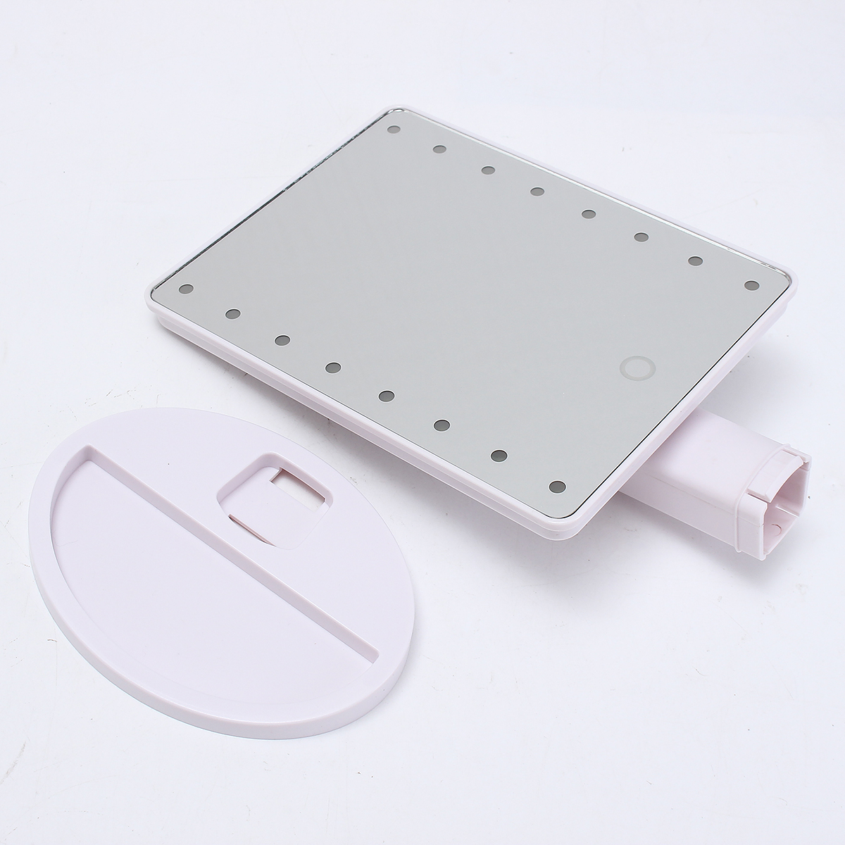 Find Makeup Light Mirror Charminer 16 LEDs Touch Light Illuminated Cosmetic Desktop Vanity Mirror with Stand Handy Touching On/Off for Sale on Gipsybee.com with cryptocurrencies