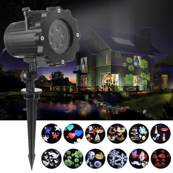 Find 4W Outdoor LED Projector Stage Light Waterproof Lawn Garden Landscape Christmas Decor for Sale on Gipsybee.com with cryptocurrencies