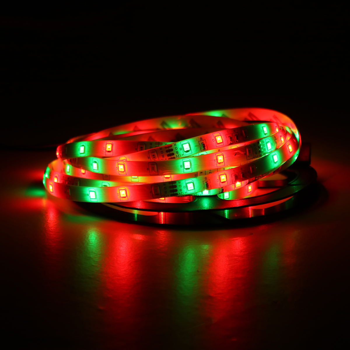 Find 5M 24W Waterproof 3528SMD RGB LED Strip Lights 44 Keys Remote Control US EU Power Adapter DC12V for Sale on Gipsybee.com with cryptocurrencies