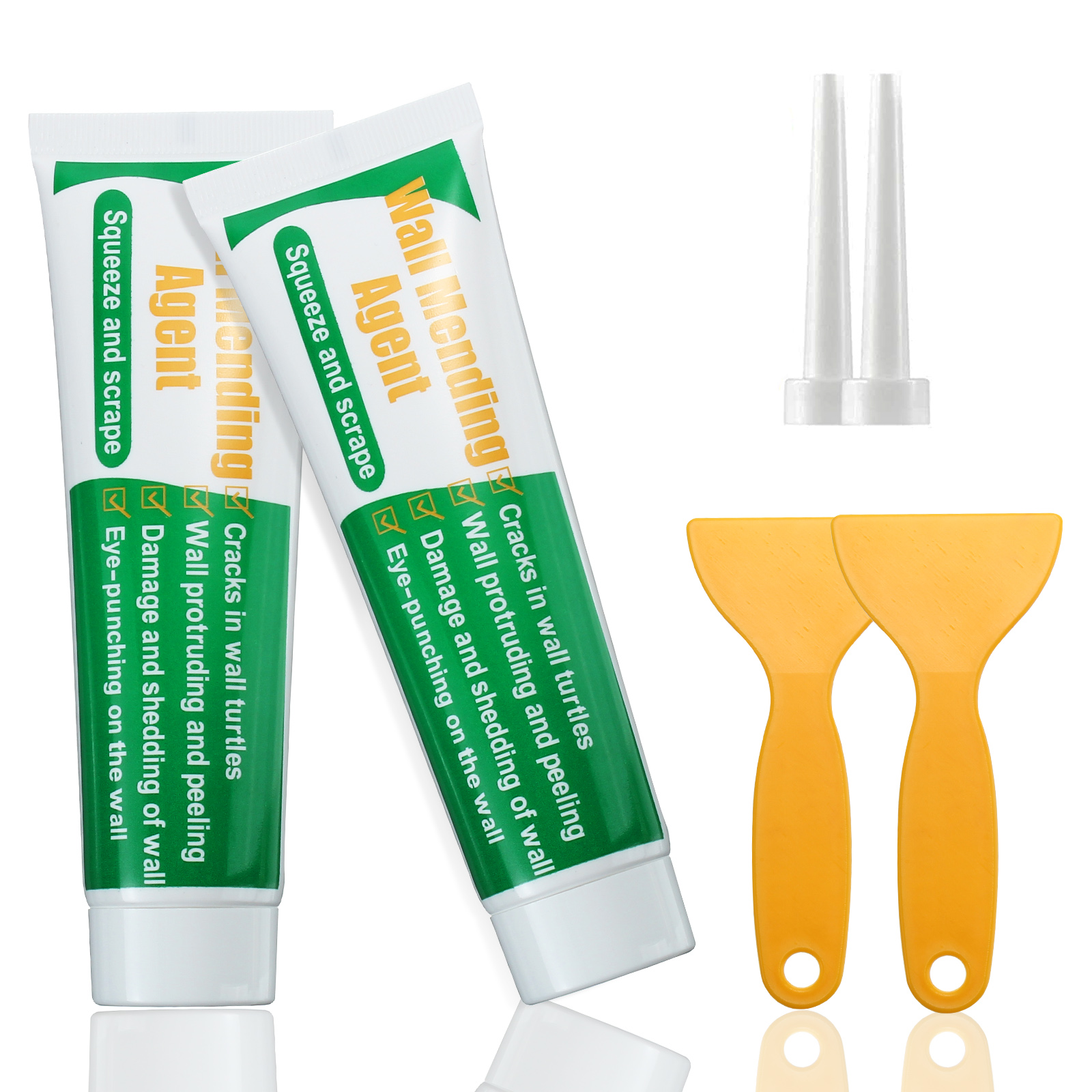 Find GOCHANGE Wall Repair Tools 2 Sets Wall Paint + Head + Scraper Convenient Bricklayer Home Improvement Tools for Sale on Gipsybee.com with cryptocurrencies