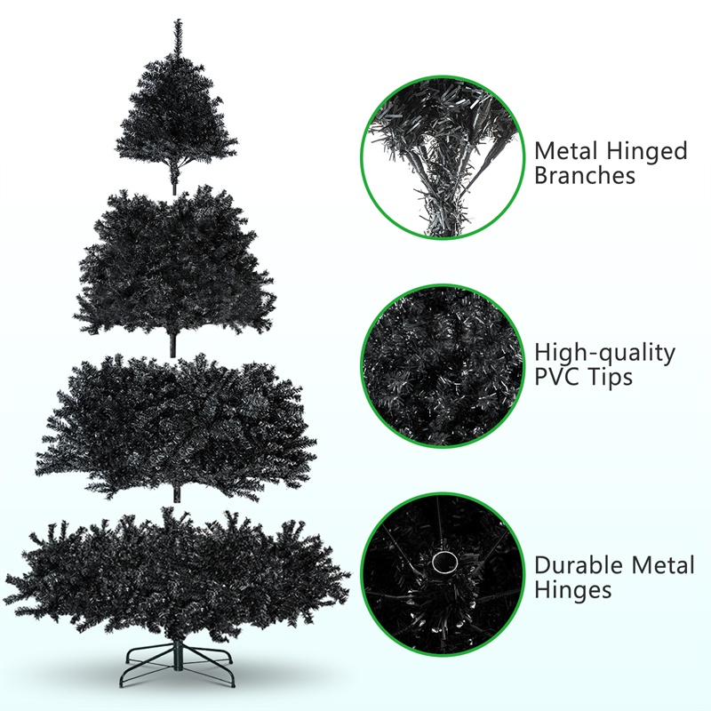 Find 7 5Ft PVC Artificial Christmas Tree Stand Indoor Outdoor Holiday Xmas Decoration Gift for Sale on Gipsybee.com with cryptocurrencies