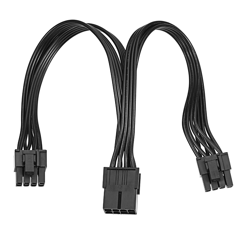 Find 8 Pin Female to 2x8P 6 2 Power Supply Cable for PCI E Graphics Card 20cm for Sale on Gipsybee.com with cryptocurrencies