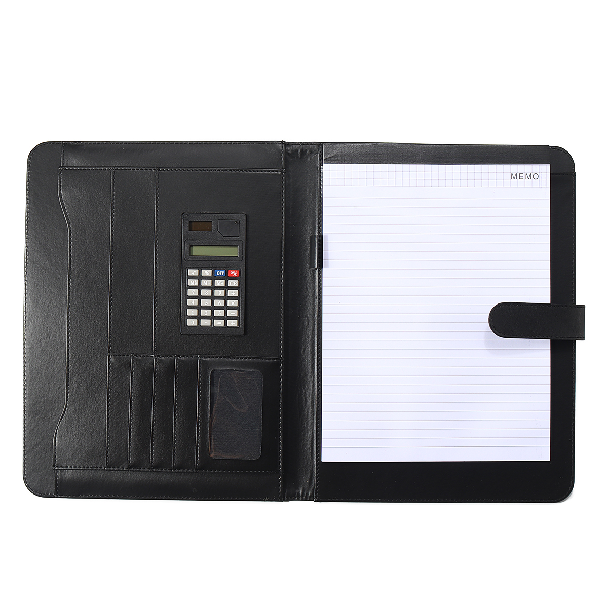 Find A4 Conference File Folder Soft Leather Portfolio Organiser with Calculator Travel Journal Daily Plan Business Supplies for Sale on Gipsybee.com with cryptocurrencies