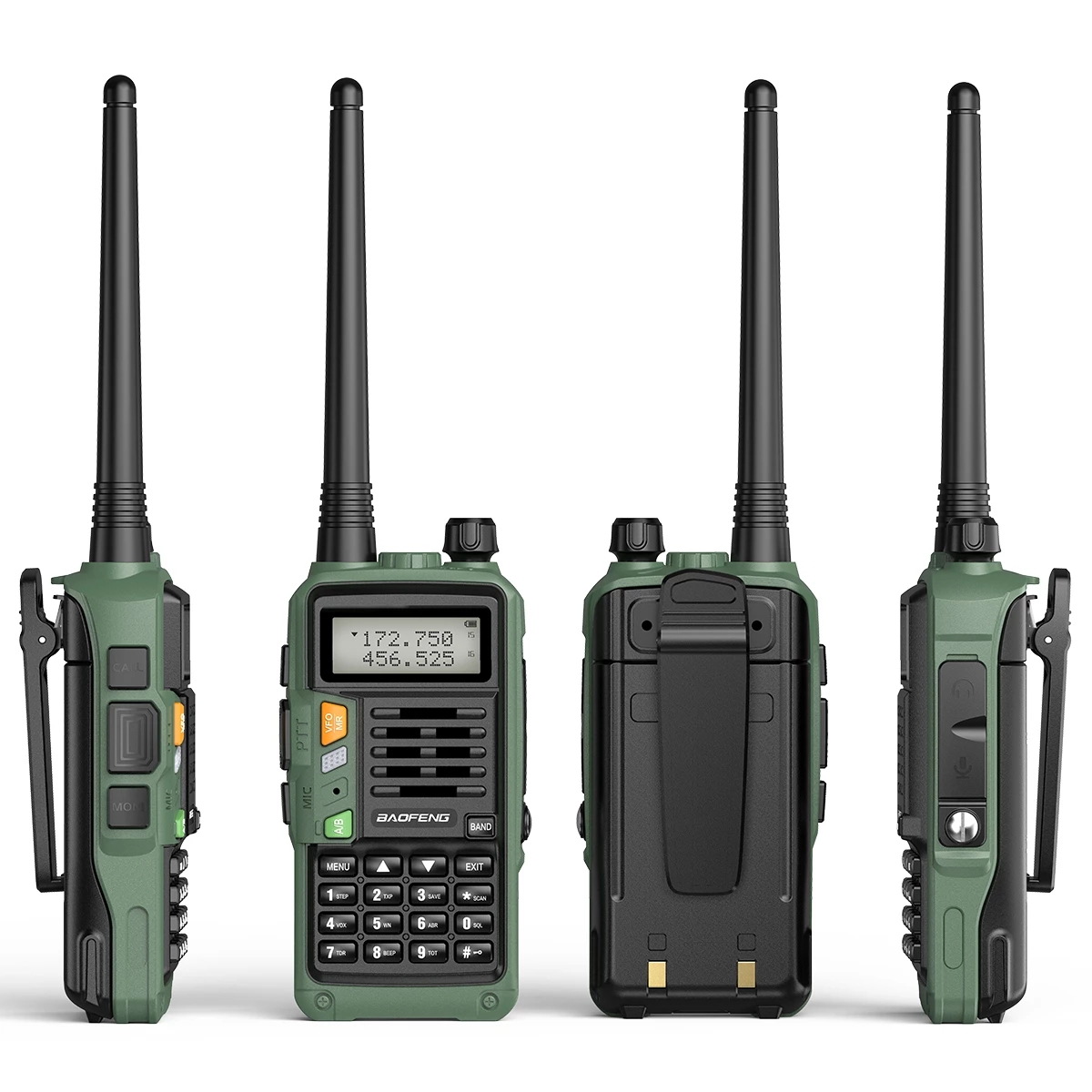 Find 2022 BAOFENG UV S9 Plus Walkie Talkie Green Yellow Tri Band 10W With USB Charger Powerful CB Radio Transceiver VHF UHF 136 174Mhz/220 260Mhz/400 520Mh for Sale on Gipsybee.com with cryptocurrencies