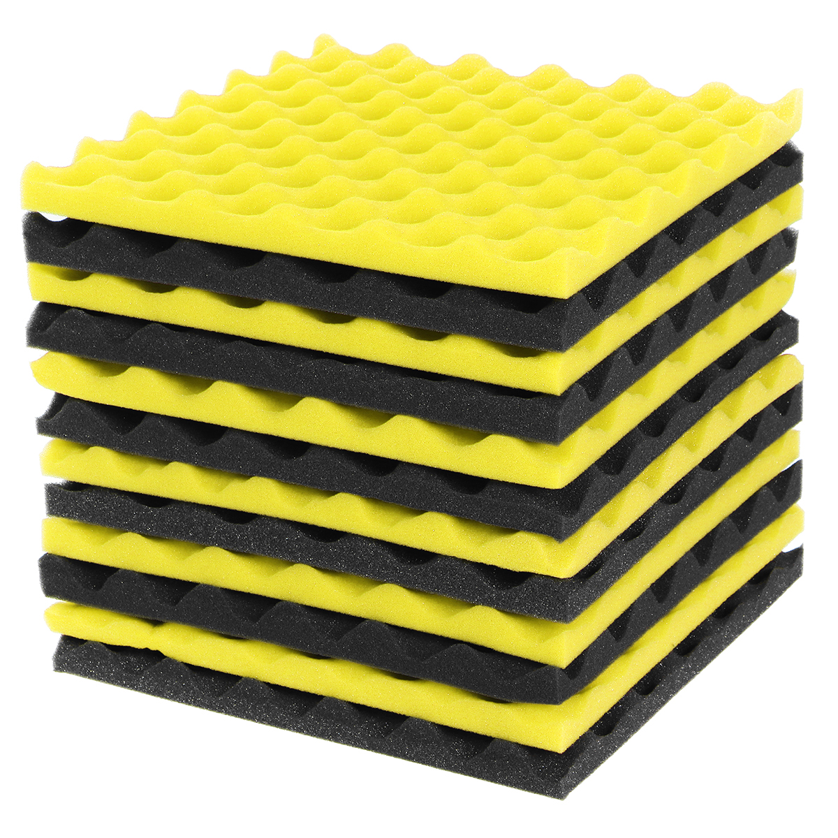 Find 12Pcs Acoustic Soundproofing Studio Foam Tiles Sound Proof Foam Tile Acoustic Studio Wedge Board Set for Sale on Gipsybee.com with cryptocurrencies