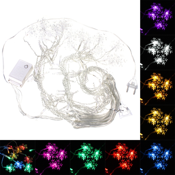 Find 3 5M 100LED Snowflake Ice Curtain String Fairy Lights Xmas Party Wedding Decor 220V for Sale on Gipsybee.com with cryptocurrencies