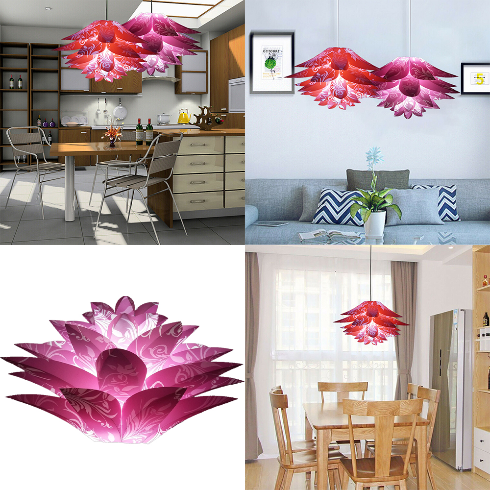 Find 50CM Six layer Red Purple Plastic Lampshade Suitable for Chandelier Table Lamp for Sale on Gipsybee.com with cryptocurrencies