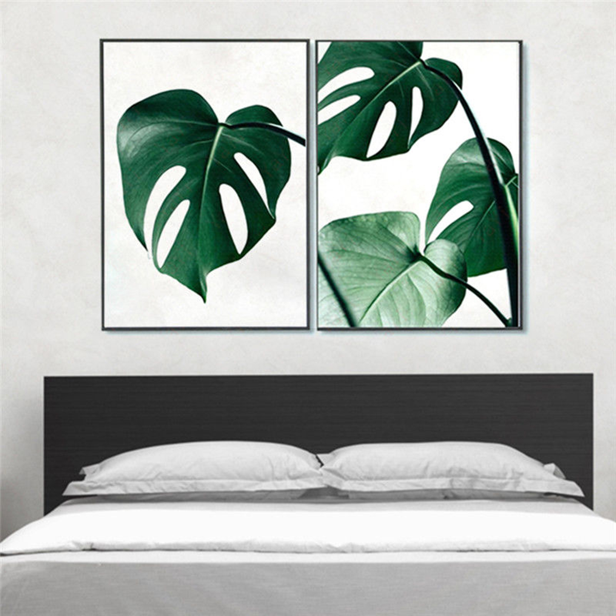 1 Piece Canvas Print Painting Nordic Green Plant Leaf Canvas Art Poster Print Wall Picture Home Decor No Frame—1