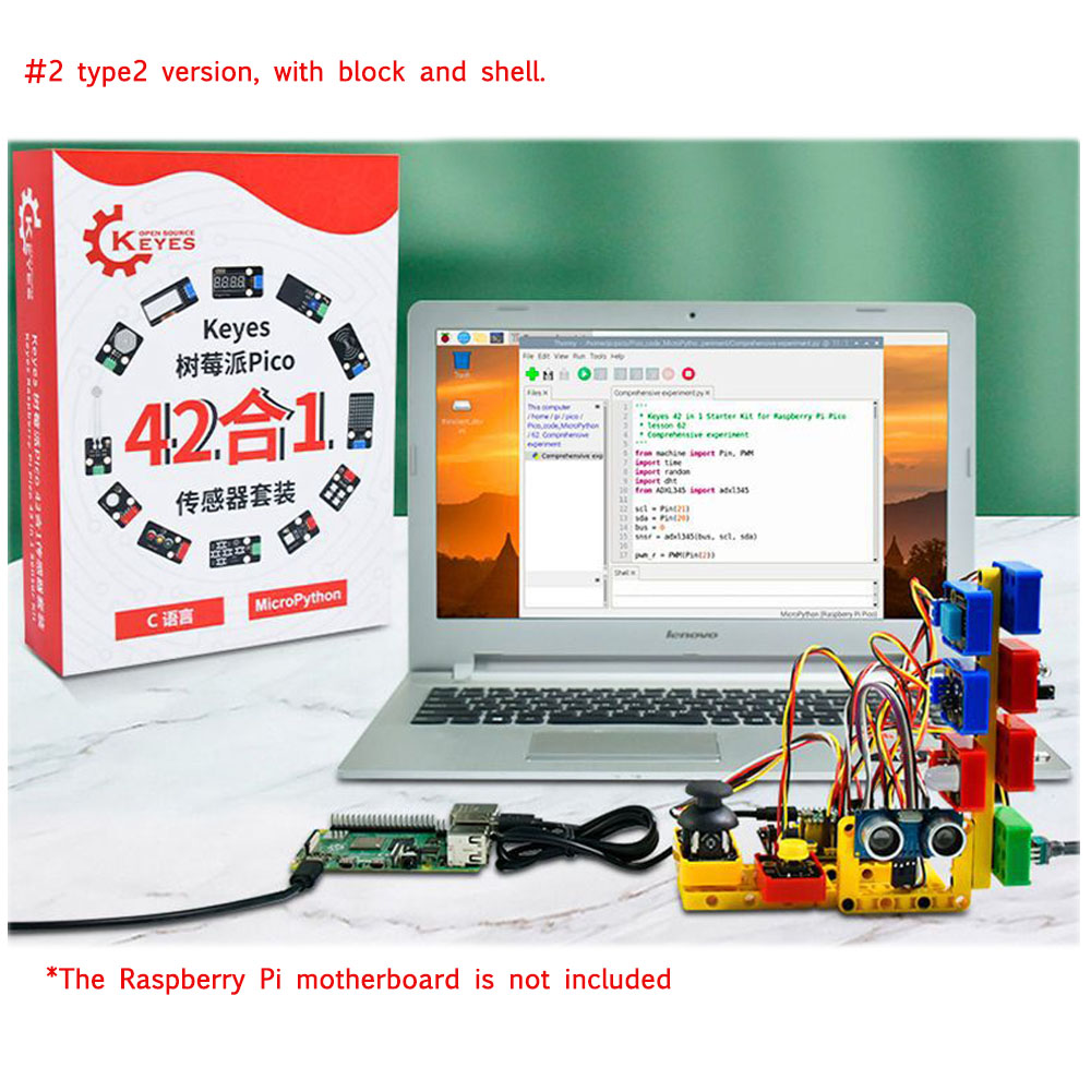 Find Raspberry Pi Pico 42 in 1 Sensor Kit for MicroPython without Main Board Development Board Basics for Sale on Gipsybee.com with cryptocurrencies