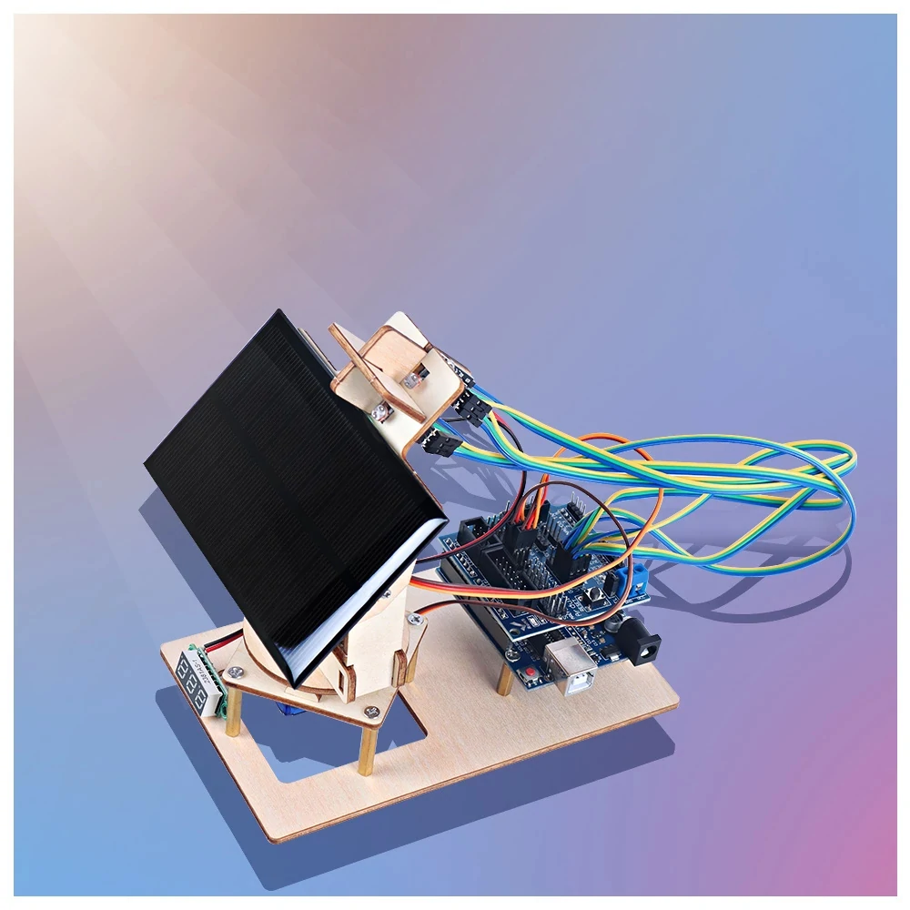 Find New Starter Kit Intelligent Solar Tracking Equipment DIY STEM Programming Toys Parts For Arduin0 for Sale on Gipsybee.com