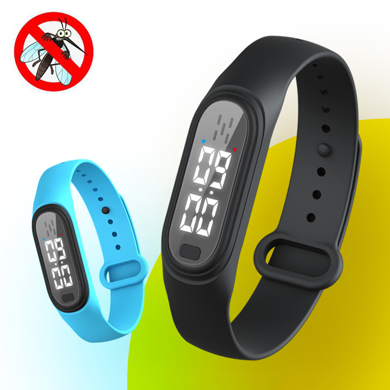 Find Bakeey Q2 Outdoor Ultrasonic Natural Mosquito Repellent Anti-Mosquito Insect Waterproof Long Standby Smart Bracelet for Sale on Gipsybee.com with cryptocurrencies