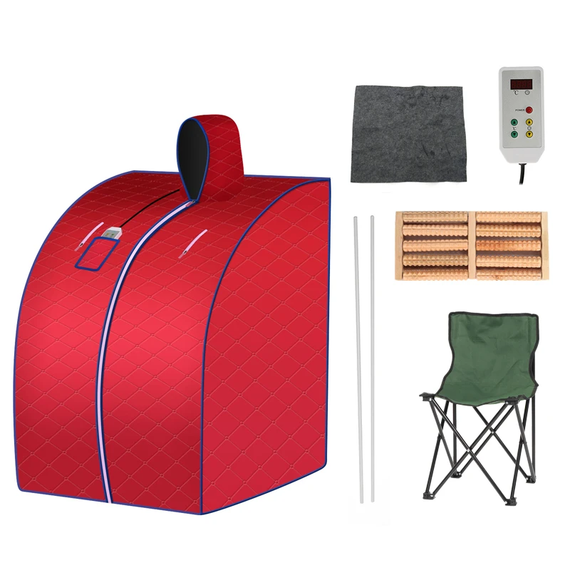 Find Infrared Far Foldable Spa Sauna Tent Timing With Heating Panel Pad Chair For 1 Persons for Sale on Gipsybee.com