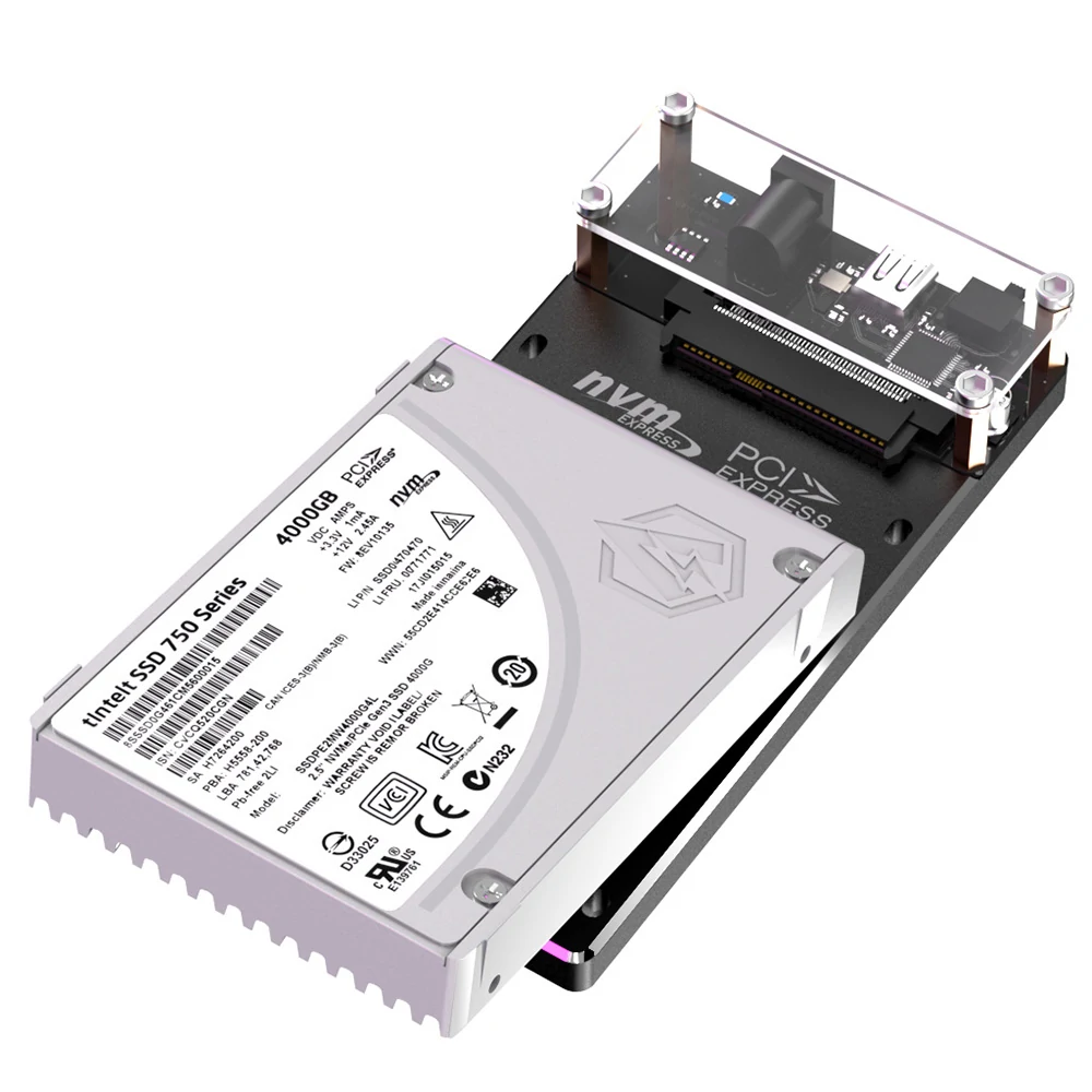 Find AODUKE 2 5 U 2 PCIE NVME SSD to USB3 2 GEN2 Type C Hard Drive Enclosure U 2 NVME Adapter Disk Reader AJU2 1 for Sale on Gipsybee.com