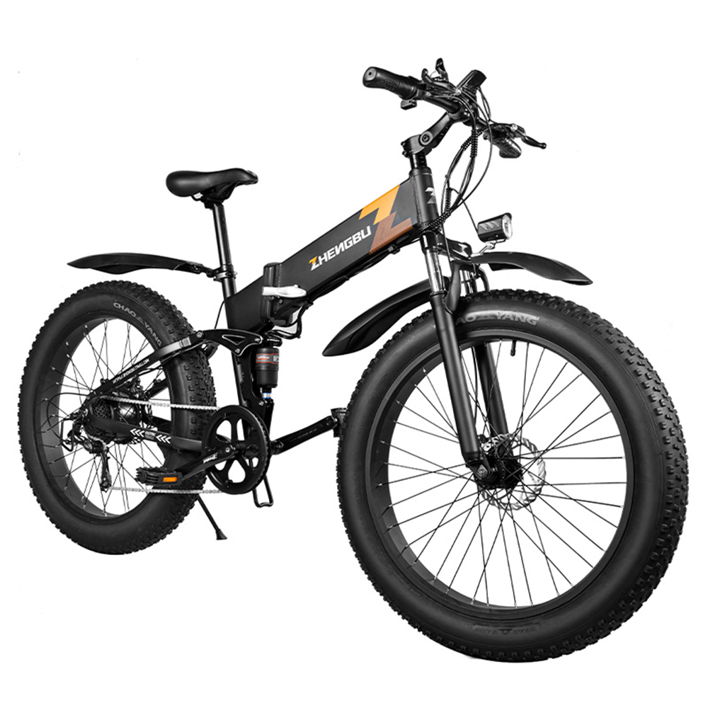 Find USA DIRECT ZHENGBU HIF 400W 48V 10 4Ah 26 4 0 Inch Fat Tire Electric Bicycle 60 65km Mileage Range 120kg Max Load Electric Bike for Sale on Gipsybee.com with cryptocurrencies