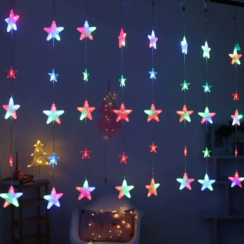 Find AC220V 2.5M Warm White Colorful LED String Fairy Curtain Light for Christmas Holiday Wedding Party Decor for Sale on Gipsybee.com with cryptocurrencies